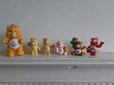 6 Vintage Care Bears 1980s Figures • £4.20