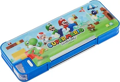 Mitsubishi Pencil Case Super Mario SMS5 Double Opening P1802BT108 • $45.05