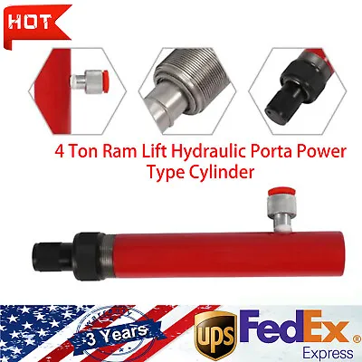 4 Ton Ram Lift Hydraulic Porta Power Type Cylinder Auto Body Shop Repairment • $54