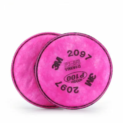 3M P100 2097 Particulate Filter For Ozone And Organic Vapors - Pink • $15