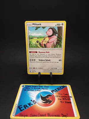 Miltank 78/111 Crimson Invasion Regular Uncommon Pokemon Card • $1.25