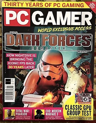 PC GAMER MAGAZINE JANUARY 2024 DARK FORCES REMASTER STAR WARS Is 378 • $17.99