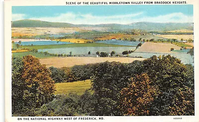 POSTCARD National Highway Scene Of Beautiful Middletown Valley Maryland • $4.68