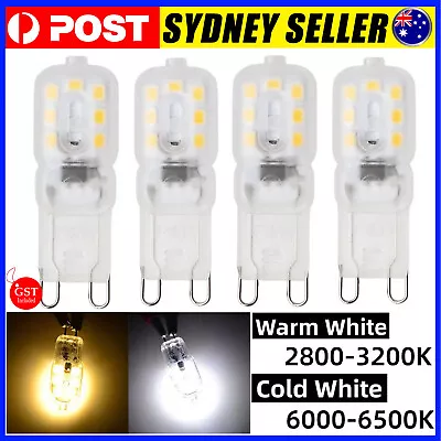 LED Dimmable Replace Halogen Lamp Capsule Light Bulb Up10X AC220-240V 3W G9White • $19.99