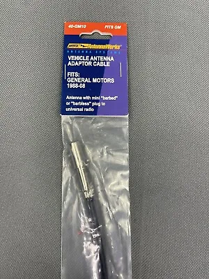 Metra 40-GM10 ANTENNAWorks Antenna Adaptor NEW For GM 1988-Up Barbed Or Barbless • $9.94
