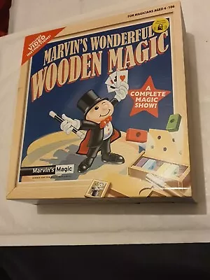 Marvin’s Magic Wonderful Wooden Magic Set (MME 0111) Beautiful & No1 For Magic  • £8.88