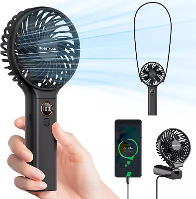 5000Mah Portable Fan Mini Fan Small Personal Fan With Backup Power Rechargeable • $14.47