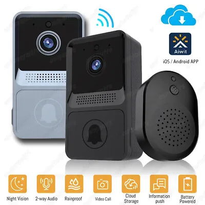 £18.79 • Buy WiFi Smart Wireless Ring Doorbell Security Intercom Video Camera Door Bell