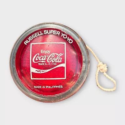 Coca-Cola Vintage Russell Super Yoyo Yo-Yo 1970s Excellent Condition With String • $150