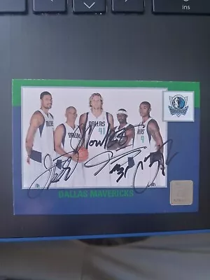 $1380 • Buy Panini Dallas Mavericks. 2010 Championship Team Autographed Card.