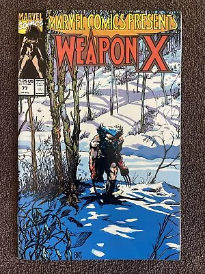 MARVEL COMICS PRESENTS #77 (Marvel 1991) Weapon X Chapter 5 • $19.95