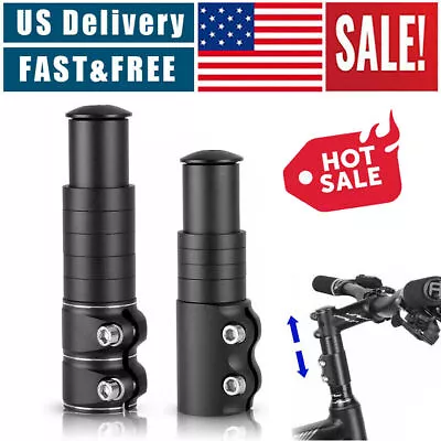 Mountain Bike Handlebar Front Fork Stem Riser Extender Extension Head Up Adaptor • $13.98