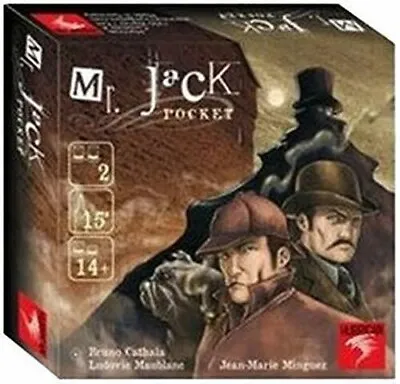 Mr. Jack Pocket Board Game Hurrican  Ripper Holmes 2 Player Travel • $19.57