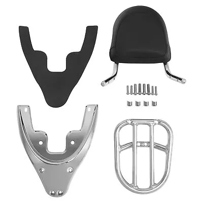 $99.89 • Buy Backrest Sissy Bar Luggage Baseplate For Harley VROD VRSCA VRSCB 02-06 VRSCSE 05