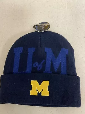 Michigan Wolverines NCAA Over Shadow Knit Hat With Cuff TOW One Size  • $23.99