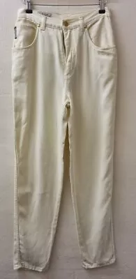 Ladies CERRUTI 1881 Straight Legged Tall Jeans Lemon UK 8 Tall  CG W17  • £7.99