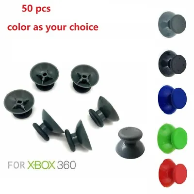 $9.29 • Buy 50pcs Analog- Thumbsticks Thumb Sticks Joystick Cap Grip For Xbox 360 Controller