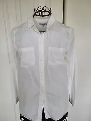 Madewell Women's XS White Button Down Shirt Pockets. • $12.80