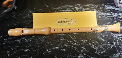 Vintage Mollenhauer Solist Canta Recorder Flute Pearwood Double Hole Single Key • $171.48