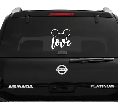 Mickey Ears Love - Disney Bumper Laptop Decal Sticker Mickey Mouse Love • $4