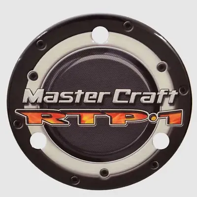 MasterCraft Boat Raised Decal 758079 | 6 1/2 Inch Black Red Orange • $34.02
