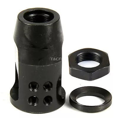 Compact Short Muzzle Brake 1S-P Type 1/2x28 TPI For .223/5.56/22LR • $19.85