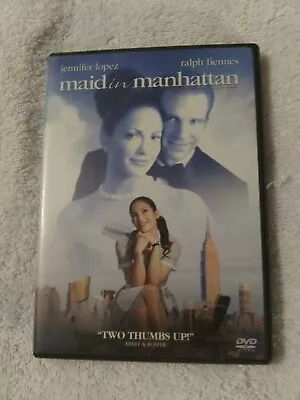 Maid In Manhattan (DVD 2002)name Written On Back Of Case & Disc • $2.92