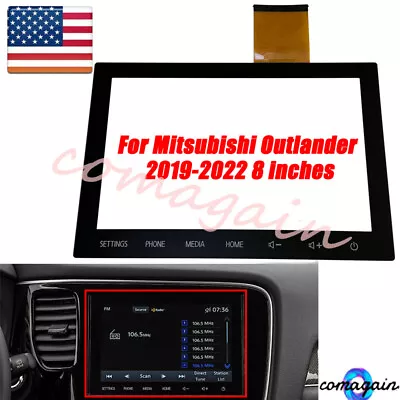 TOUCH SCREEN Digitizer For Mitsubishi Outlander Navigation Radio 19 20 21 22 8  • $23.20