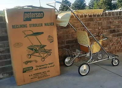 Stroller Vintage Antique Retro Baby Seat Walker Peterson • $155