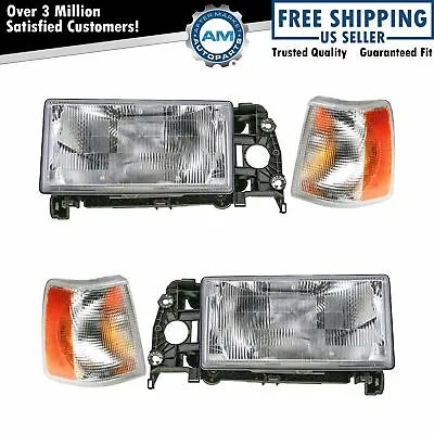 Headlight Parking Marker Turn Signal Light Lamp Set Of 4 For Volvo 740 940 New • $311.64