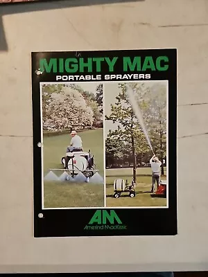 Mighty MAC Portable Sprayers Sales Brochure Catalog Amerind MacKissic  • $8.05