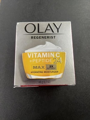 $30.35 • Buy Olay Regenerist Vitamin C + Peptide 24 Max Hydrating Moisturizer 1.7oz NEW