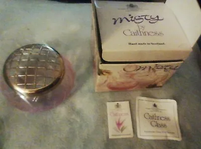 VINTAGE Caithness Glass Bowl MISTY In Original Box • £15