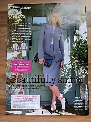 Ladies Dressmaking Patterns - BEAUTIFULLY SUITED From PRIMA MAGAZINE • £1