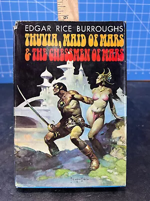 Thuvia Maid Of Mars/The Chessmen Of Mars Book Club Edgar Rice Burroughs Frazetta • $6.12