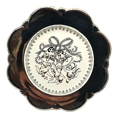 Royal Winton Gregg Wedding Cherub Decorative Plate Silver Vintage Valentine READ • $14.97