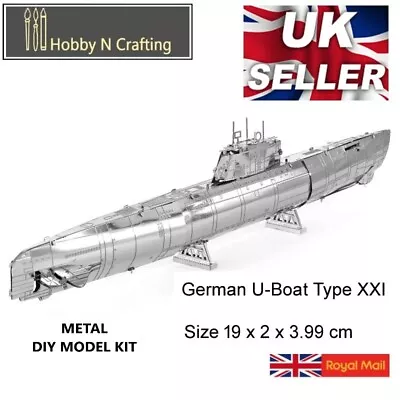 3D Metal Model DIY Assembly Model U-BOAT Type XXI (M13) • £14.89
