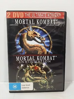 Mortal Kombat Double Movie Pack: Original + Annihilation (2xDvd Reg 4) • $15