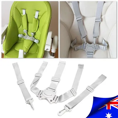 $14.89 • Buy High Chair Security Straps Replacement 5 Point Children Safety Harness Straps AU