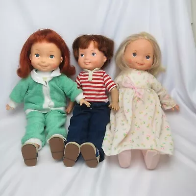 3x Vintage Fisher Price My Friend Dolls Mandy Mikey  Becky + Outfits And Shoes • $49.99