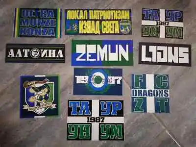 10 X Football Ultras Stickers FC ZEMUN TAURUNUM BOYS 4 • $14.88