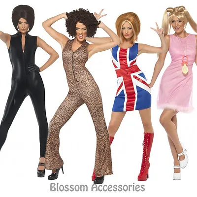 CL241 Women's 90's Icon Spice Girls Pop Star Fancy Dress Up Celebrity Costume  • $34.68