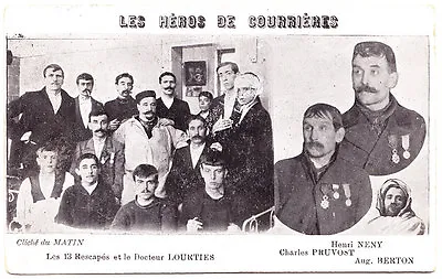 Les Heros De Courrieres 1906 Mine Explosion Disaster Courrieres France 1906 • £14.20