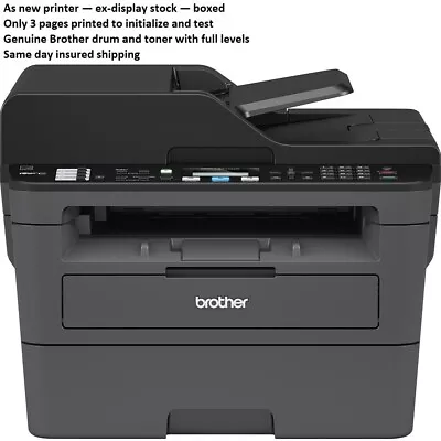 Brother MFC-L2710DN A4 USB 4-in-1 Workgroup Mono Laser Printer Fax ADF + Toner • £159.99