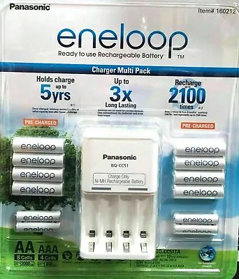 Panasonic Eneloop Maxell Recharge Battery Charger Best Price Bulk Clearance • $39.95