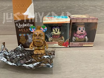 3 DISNEY HAWAII EXCLUSIVES Vinylmation Set Of 3! Minnie Mickey Menehune • $89.99