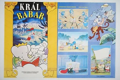 BABAR: THE MOVIE / B. LE FILM Original RARE Czech Movie Poster 1989 PETER SAUDER • $16.09