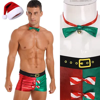 Mens Boxer Shorts Funny Costume Holiday Underwear Novelty Outfits Xmas Trunks • $16.35
