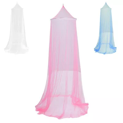 Bed Curtain Dome Double Single Queen Canopy Stopping Mosquito Net Midges Insect~ • £5.99