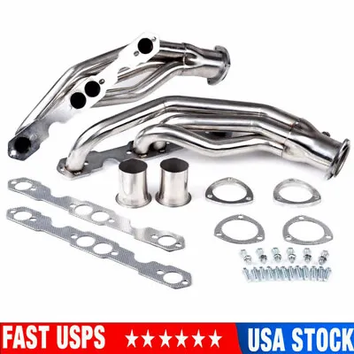 For SBC GMC Chevy Truck 88-95 Steel Headers Ceramic Coated 305 350 5.0L 5.7L • $135.99